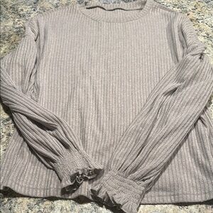 Ribbed Long Sleeve light weight Sweater